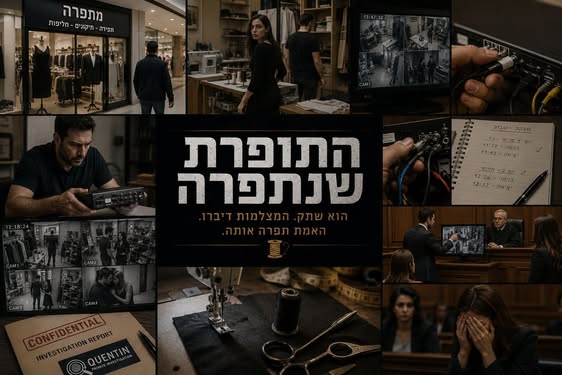 חקירה סמויה ומצלמות אבטחה חשפו את הסוד במתפרה